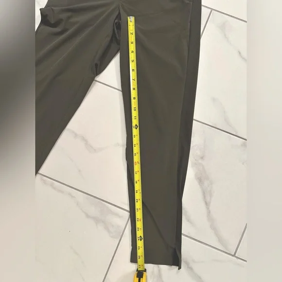 Athleta BROOKLYN MID RISE ANKLE PANT, Olive Green, size 0 - Picture 6 of 7